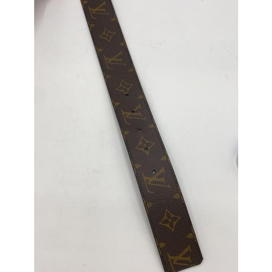 LOUIS VUITTON◇サンチュール・LVイニシアル40MM_モノグラム/PVC/BRW