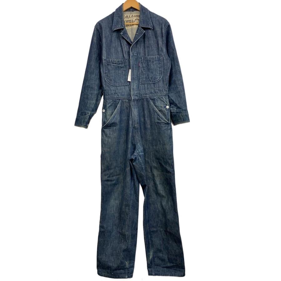 EVISU◇オーバーオール/40/コットン/IDG/無地/1010/新恵美寿神頭