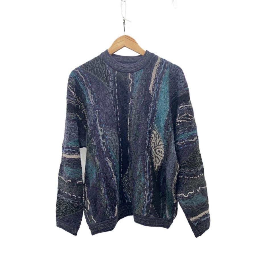 COOGI 多色柄ニットセーター COOGI◇ニット・セーター(厚手)/M/コットン/マルチカラー/総柄