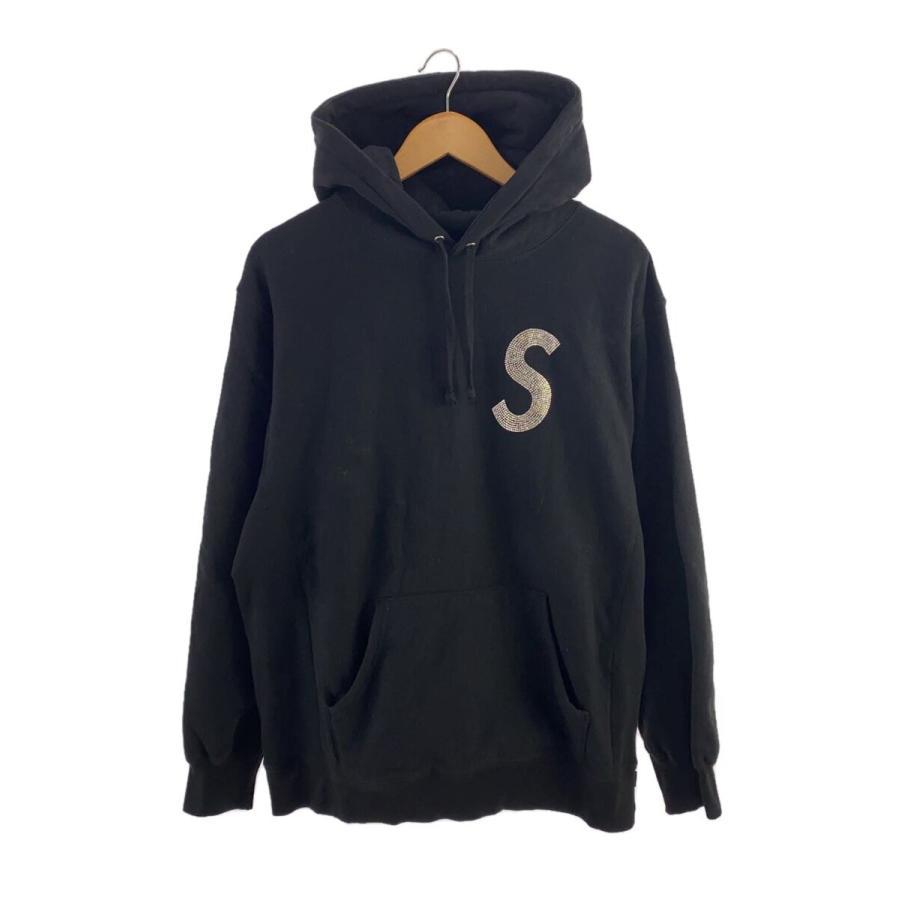 Supreme◇パーカー/M/コットン/ブラック/SWAROVSKI S LOGO Supreme◇パーカー/M/コットン/ブラック/SWAROVSKI S LOGO