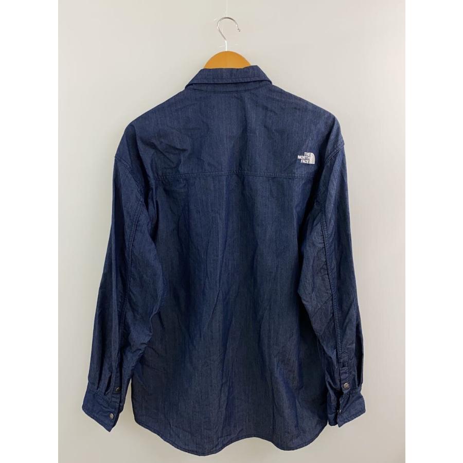 THE NORTH FACE◇L/S NYLON DENIM NUPTSE SHIRT_ロングスリーブ
