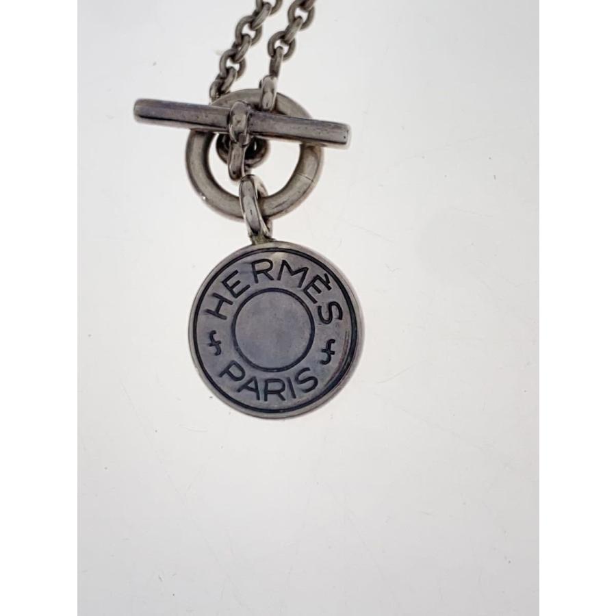 HERMES◆ネックレス/SV925/SLV/トップ無/レディース_3