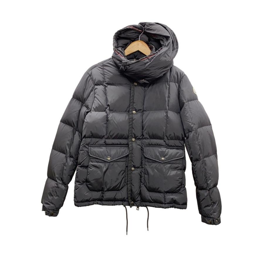 MONCLER ロングコート　ダウンジャケット　フード付 RN116347 MONCLER◇ダウンジャケット/3/ポリエステル/GRY/無地/RN116347