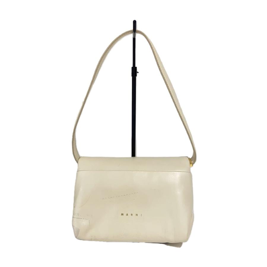MARNI◇3WAY PRISMA SMALL BAG/ショルダーバッグ/レザー/CRM  