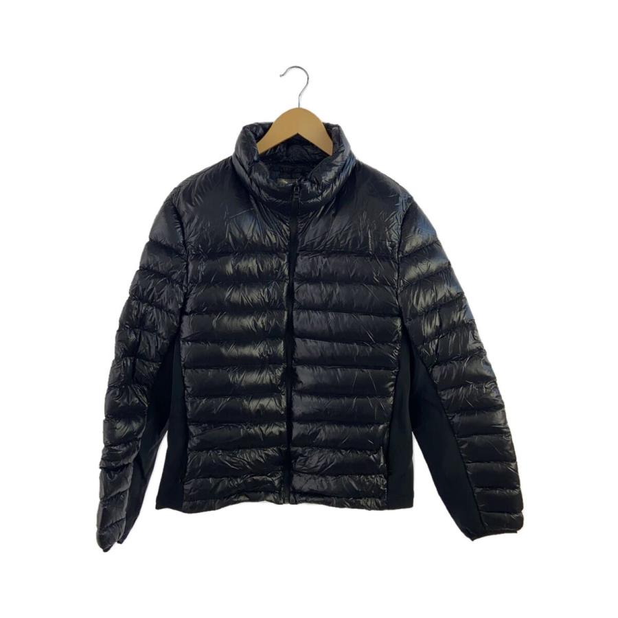 PRADA SPORT◇異素材ドッキング/ダウンジャケット/52/ナイロン/BLK