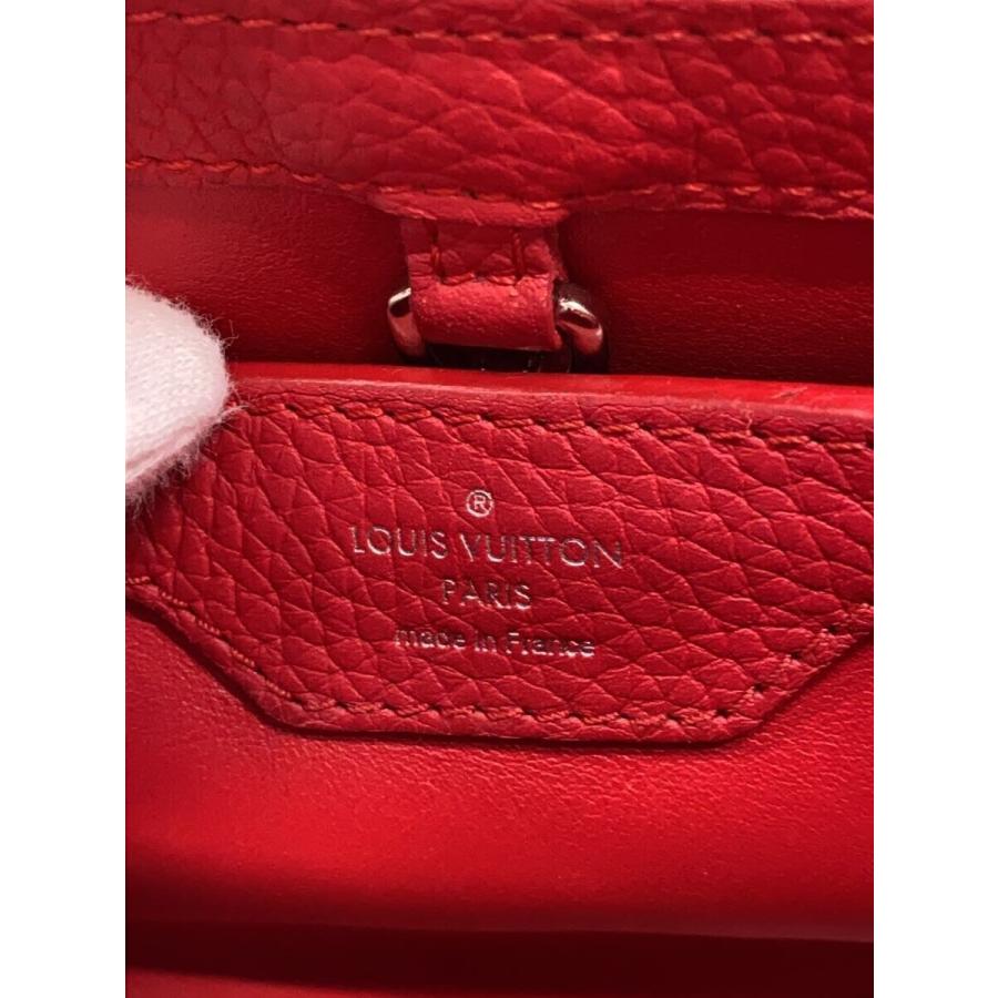 LOUIS VUITTON◇カプシーヌBB_パルナセア_RED/レザー/RED : セカンド