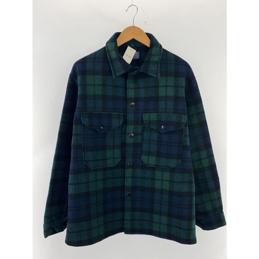 70s PENDLETON ペンドルトン　CPOジャケット　ウールジャケット PENDLETON◇70s/CPOジャケット/M/ウール/GRN/チェック// : セカンド