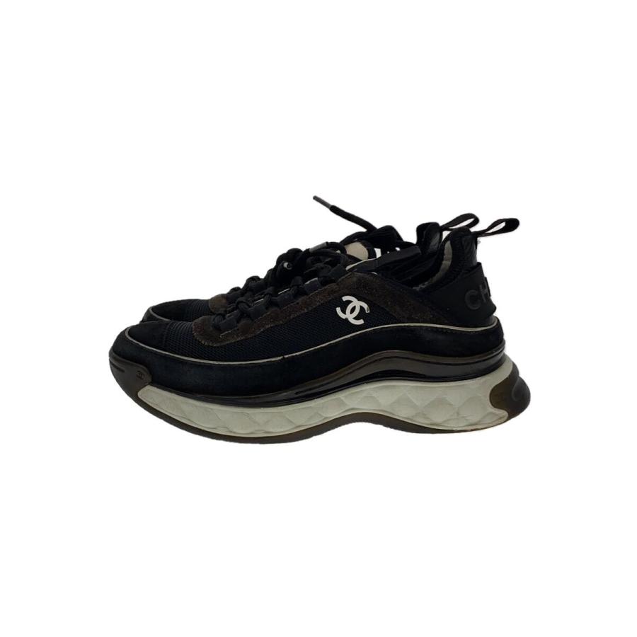 CHANEL◇ココマーク/ローカットスニーカー/36/BLK/G39070 : セカンド