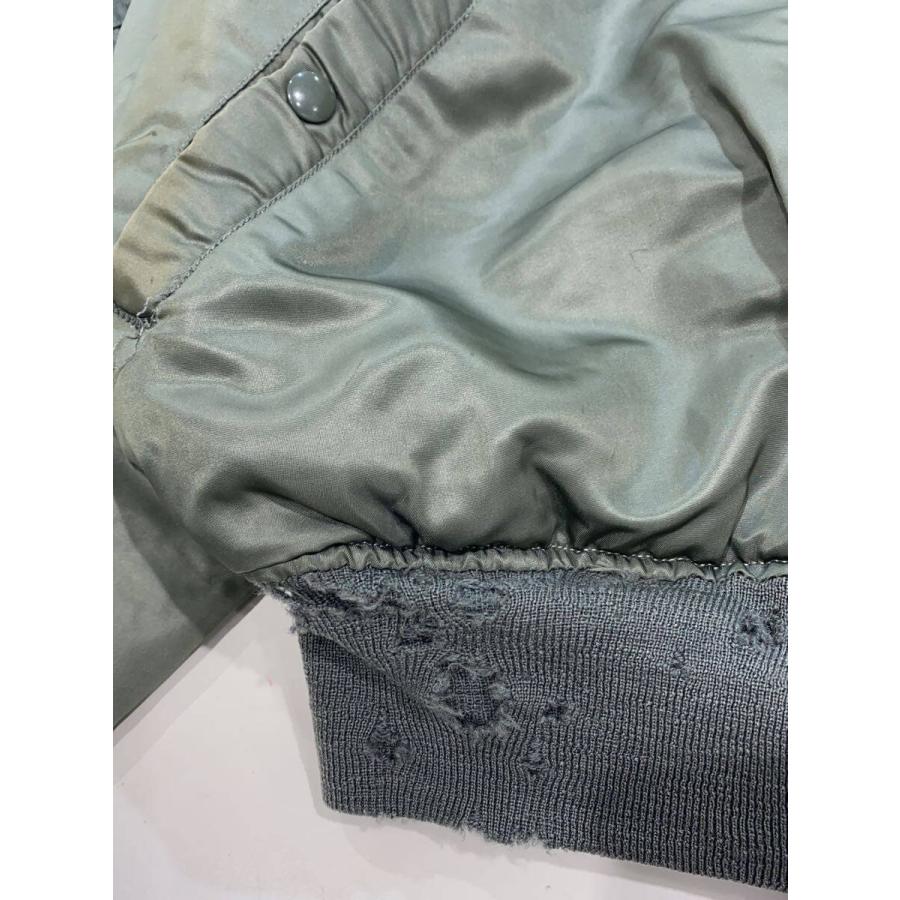 ALPHA INDUSTRIES◇I/L-2B/MA-1/CONMAR ZIP/ジャケット/XL/ウール/KHK