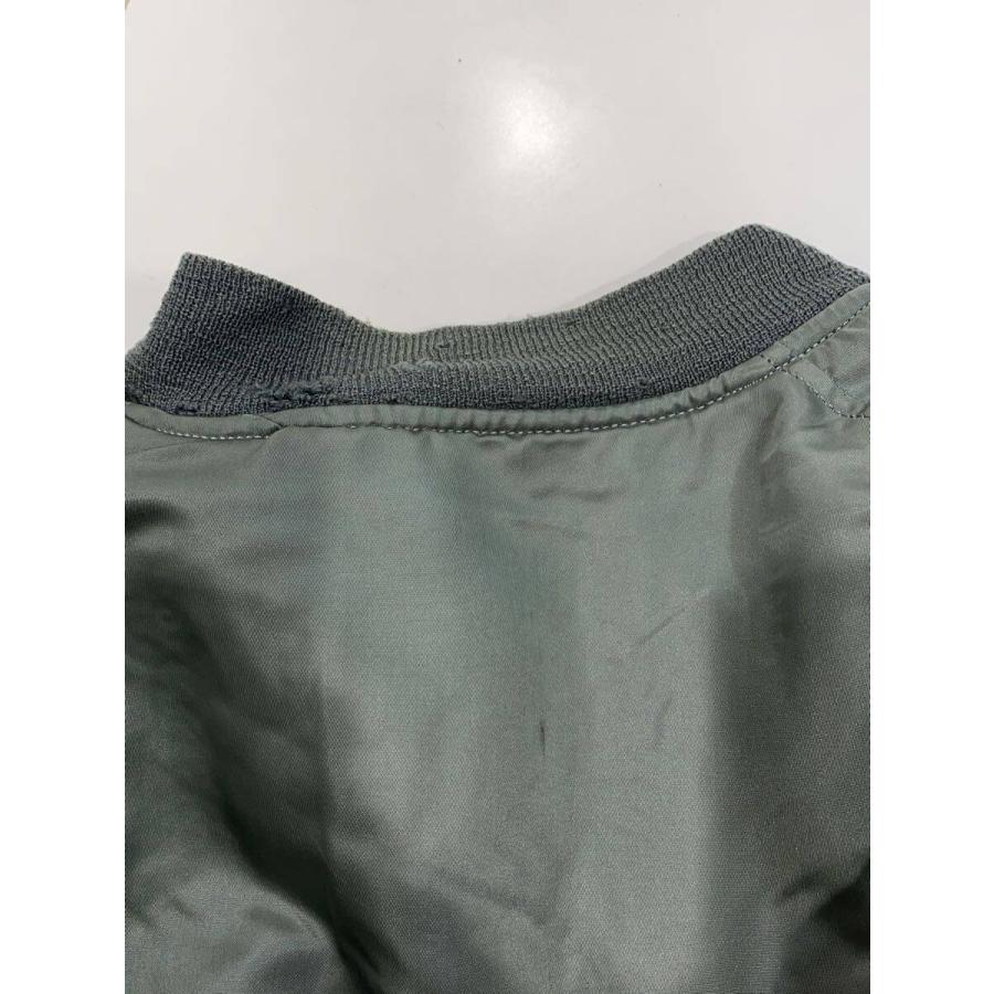 ALPHA INDUSTRIES◇I/L-2B/MA-1/CONMAR ZIP/ジャケット/XL/ウール/KHK