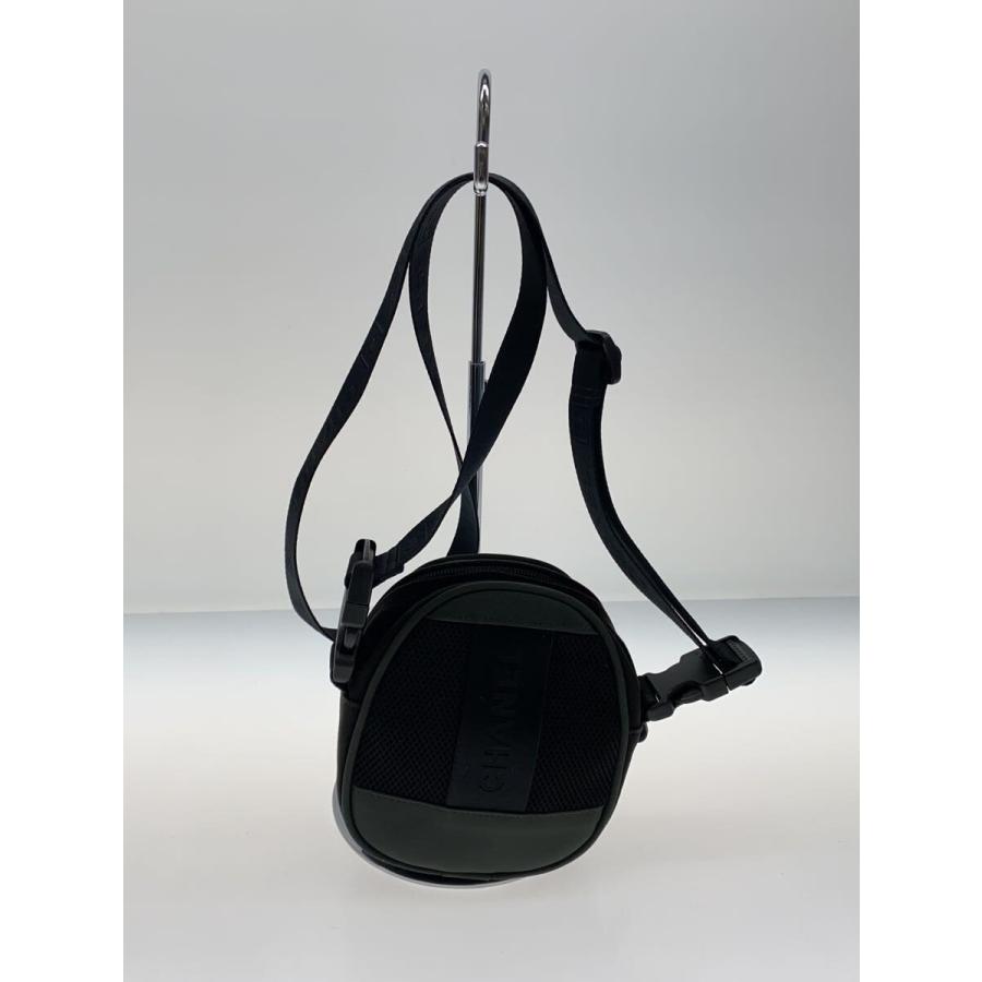 CHANEL◇ショルダーバッグ/キャンバス/BLK/SPORTS LINE MINI SHOULDER