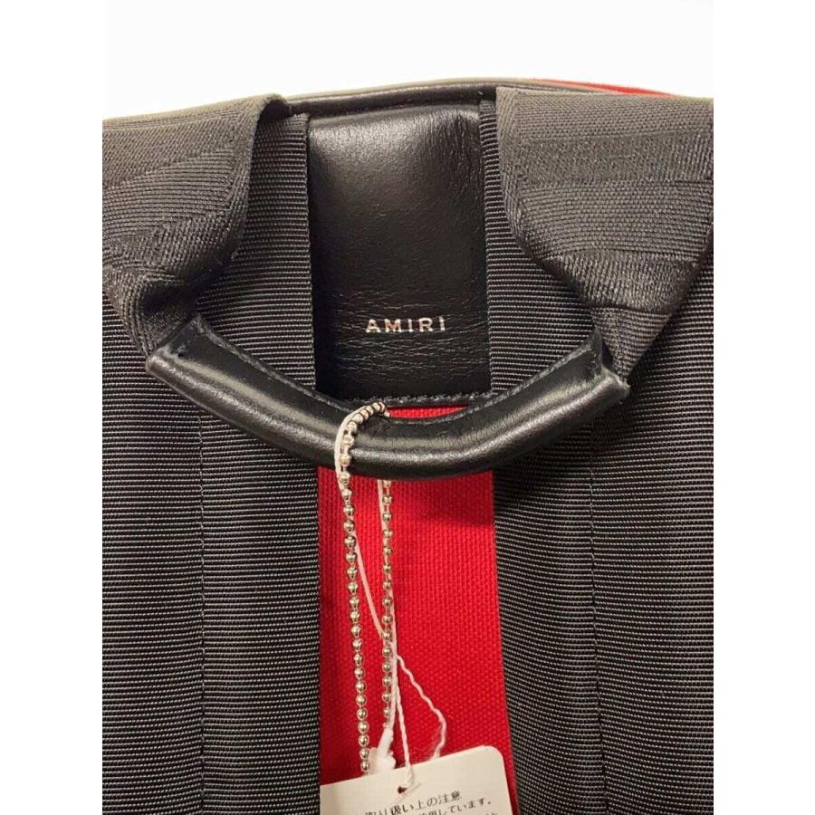 AMIRI◇22aw/バッグパック/バンダナ/キャンバス/レッド/ペーズリー 