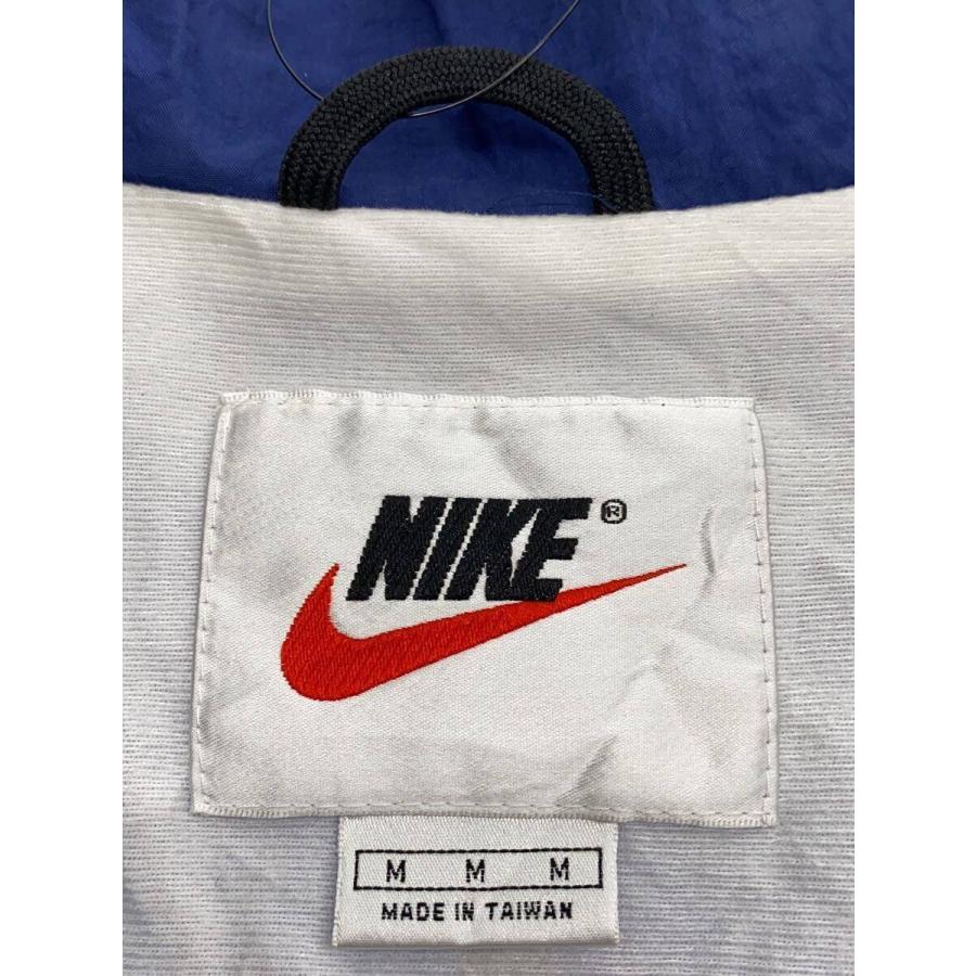 NIKE◇90s/赤スウッシュ/ナイロン/コーチジャケット/M/刺繍 NIKE◇90s/赤スウッシュ/ナイロン/コーチジャケット/M/刺繍