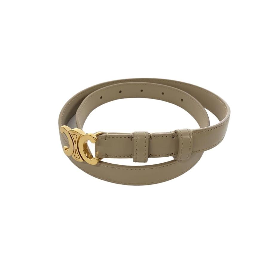 CELINE◇ベルト/レザー/GRY/レディース : セカンドストリートYahoo!店