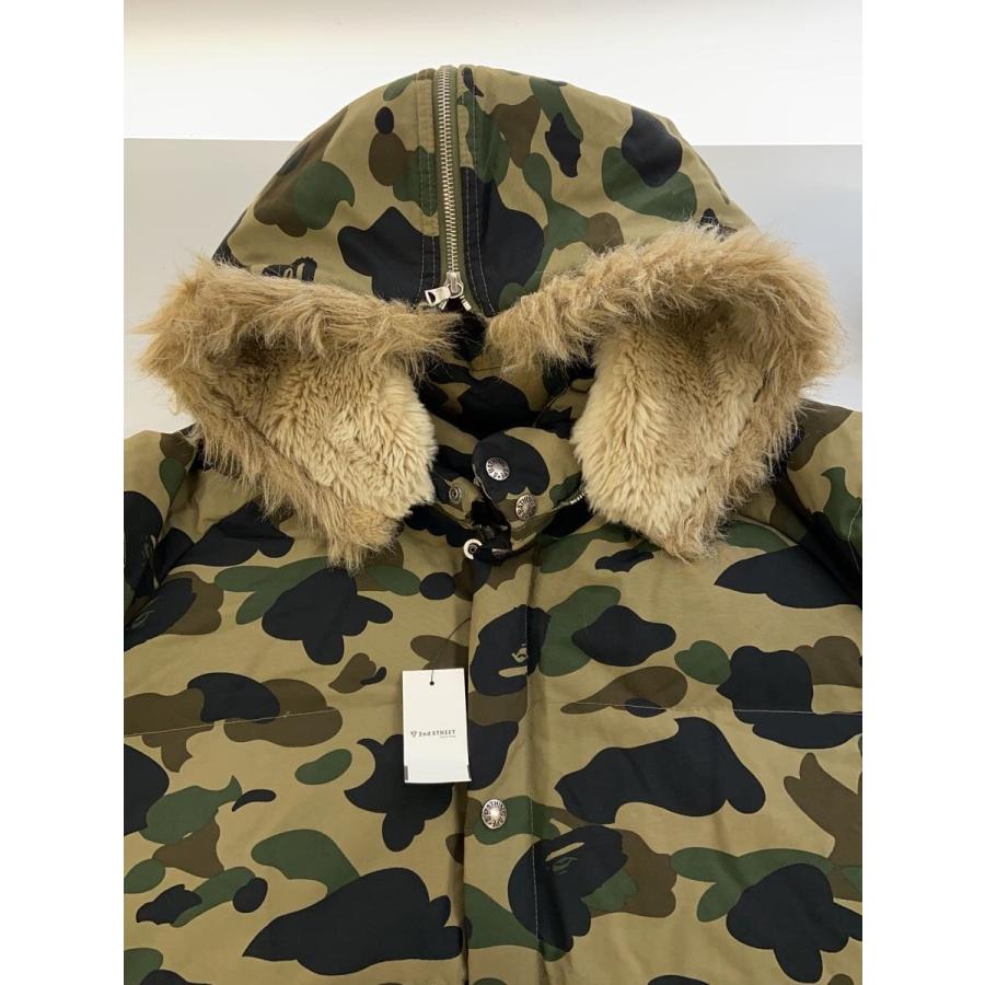 A BATHING APE◆1st camo/初期/NIGO期/ファーストカモ/モッズコート/XL/ファーダウンジャケットの画像