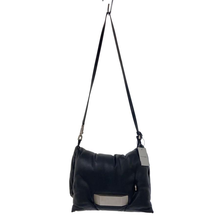 Rick Owens◇ショルダーバッグ/レザー/BLK/無地/? NULL ? : セカンド