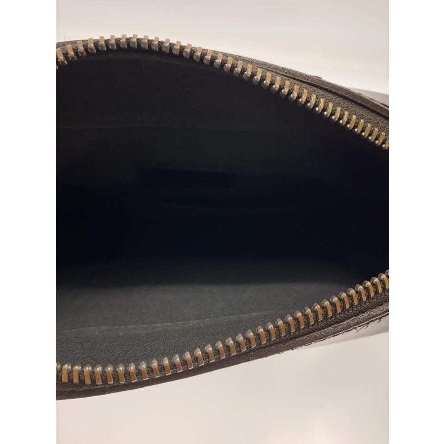LOUIS VUITTON◆ボビー_モノグラム・グラセ/レザー/BRW_5