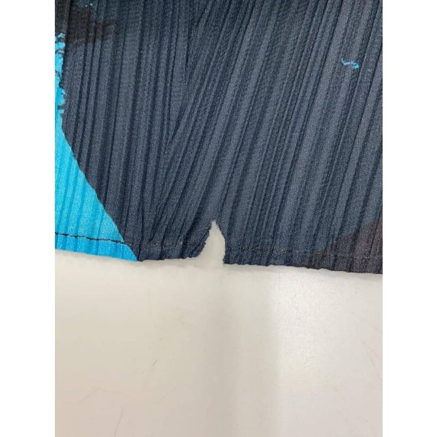 PLEATS PLEASE ISSEY MIYAKE◆半袖ワンピース/5/ポリエステル/マルチカラー/PP91-JH723//_5