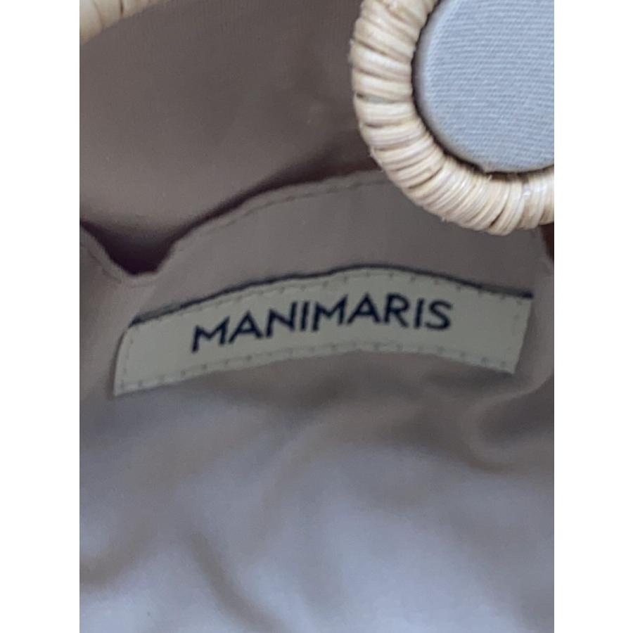 manimaris/バッグ/フルムーンバケット/レザーハンドル付/BEG