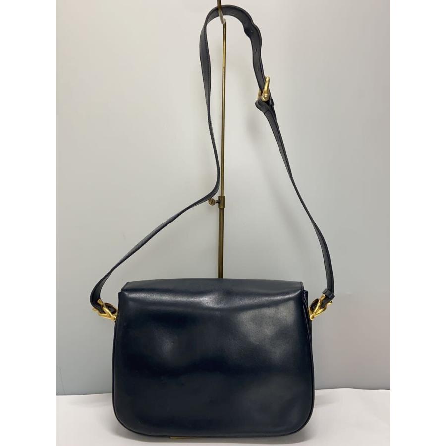 CELINE◇ショルダーバッグ/レザー/BLK/オールドセリーヌ// : セカンド