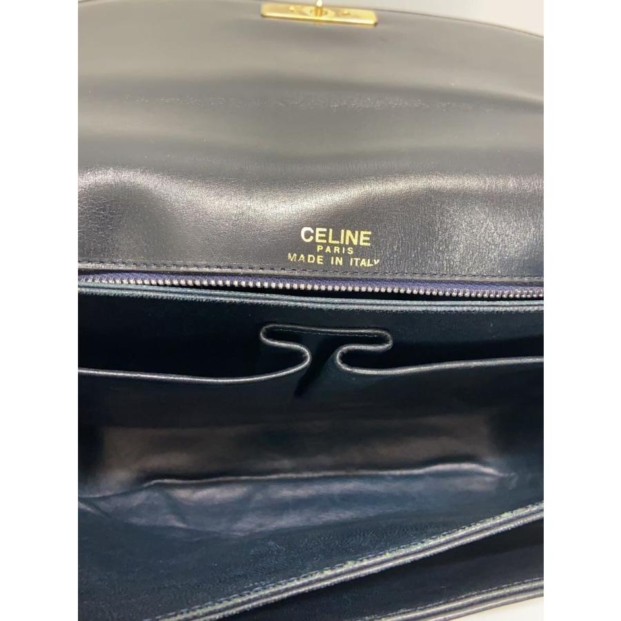 CELINE◇ショルダーバッグ/レザー/BLK/オールドセリーヌ// : セカンド