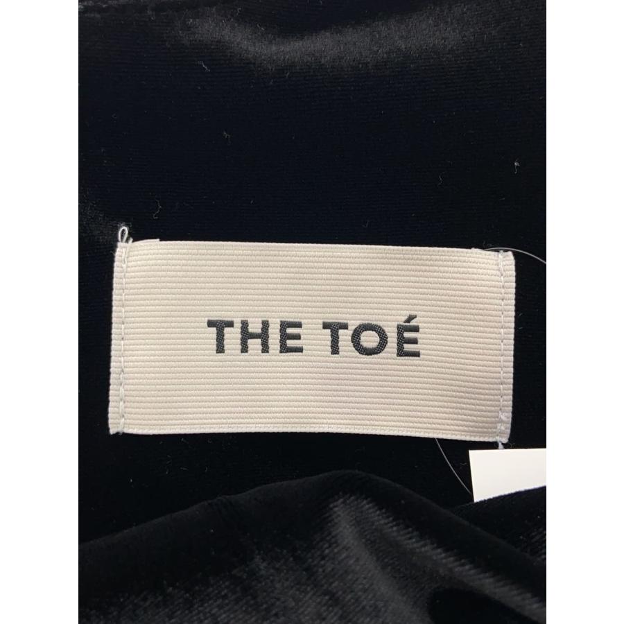 THE TOE◇ベロアキャミワンピース/M/ポリエステル/BLK/tt23a100040411