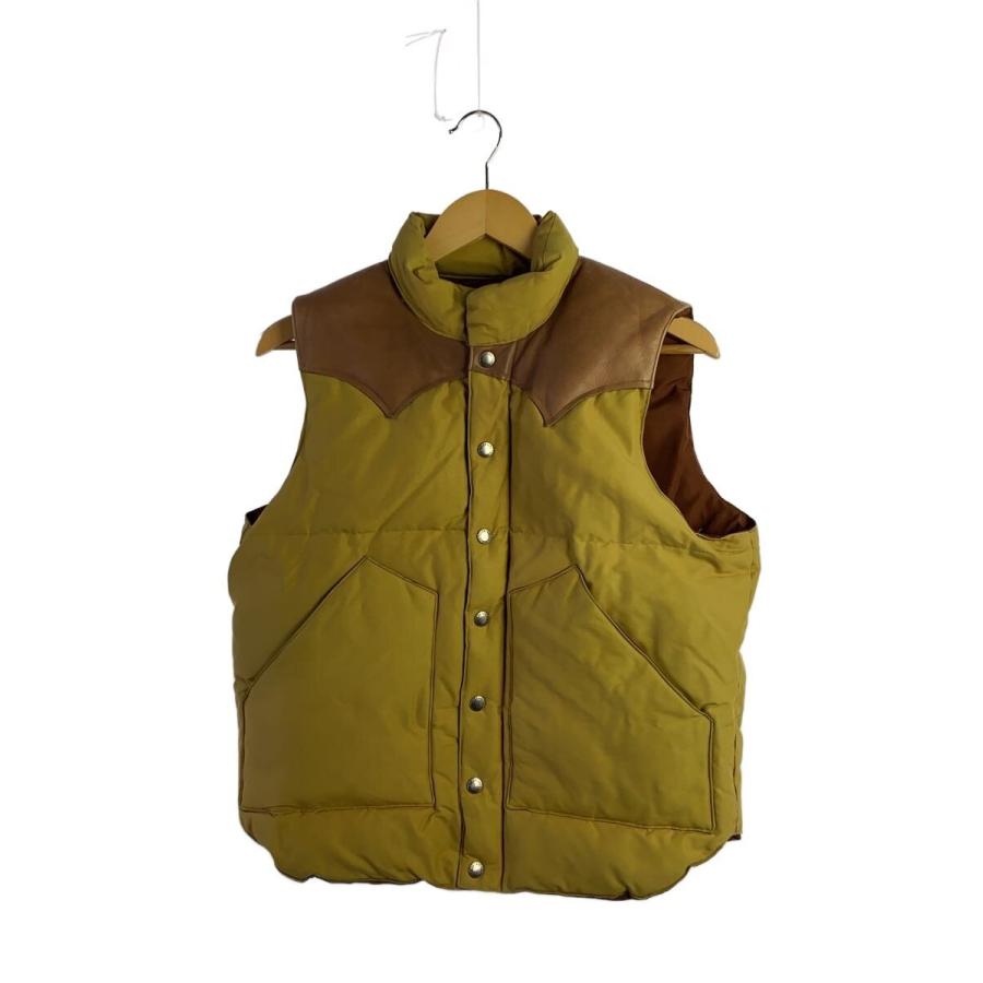 SUGAR CANE◇ダウンベスト/M/ポリエステル/BEG/無地 : セカンド