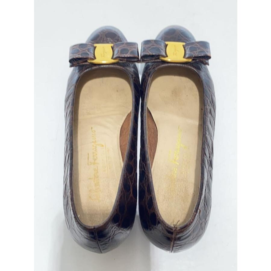 Salvatore Ferragamo◇パンプス/--/BRW/DL 70579 : セカンドストリート