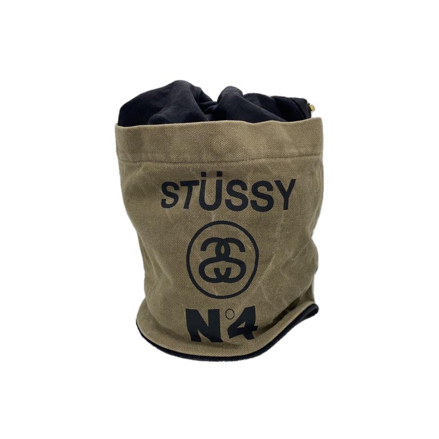 old stussy ショルダーバック STUSSY◇ショルダーバッグ/コットン/KHK/無地/old stussy