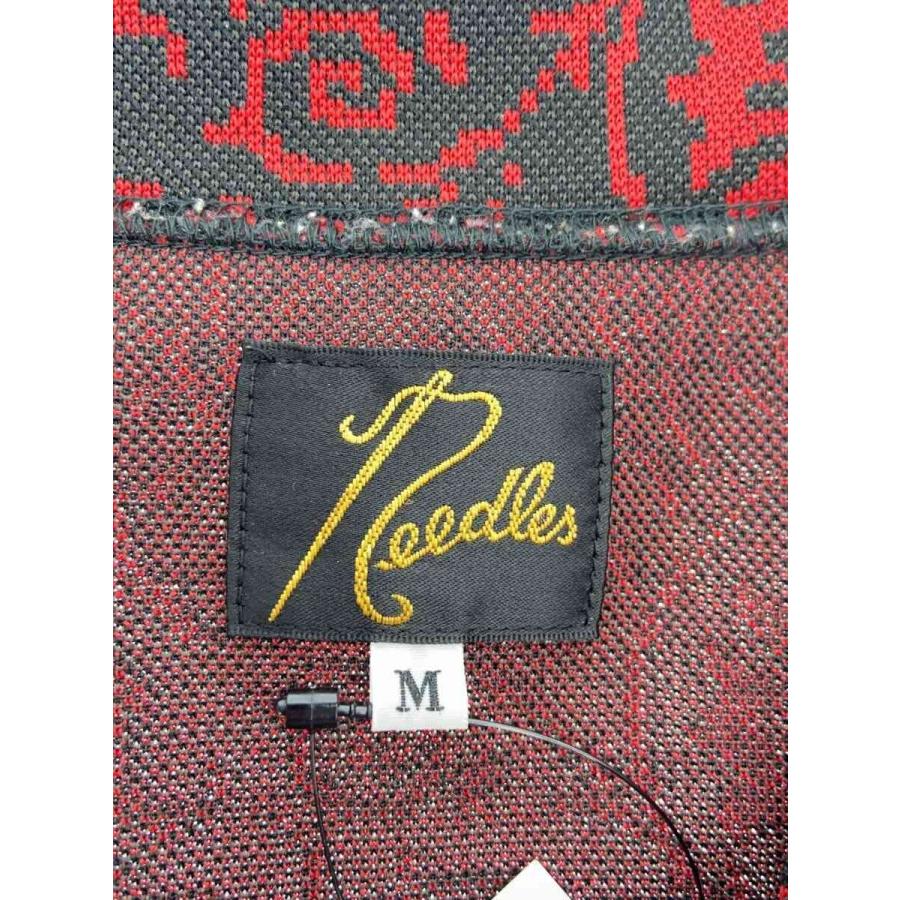 Needles◇Track Jacket - Poly Jq/M/ポリエステル/RED/総柄/PU269