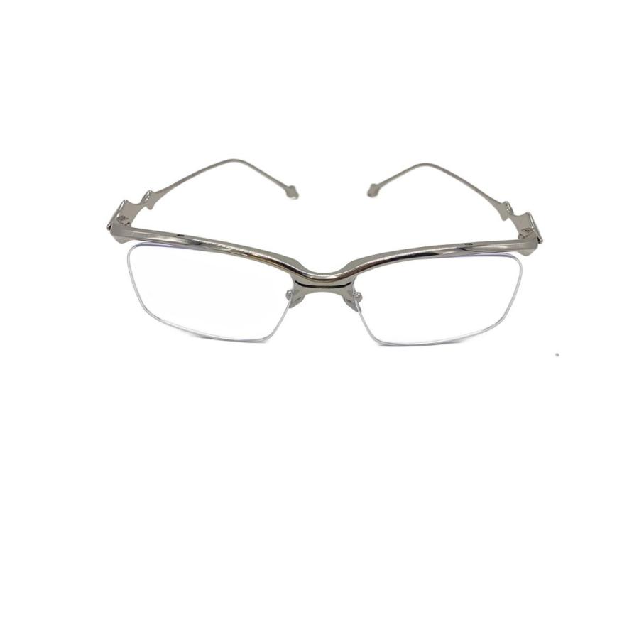 GENTLE MONSTER◇メガネ/リムレス/メタル/SLV/CLR/メンズ : セカンド