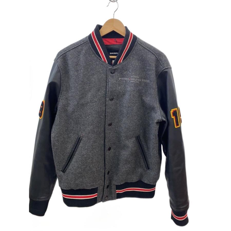DIESEL◇スタジャン/M/ウール/GRY/無地// : セカンドストリートYahoo 