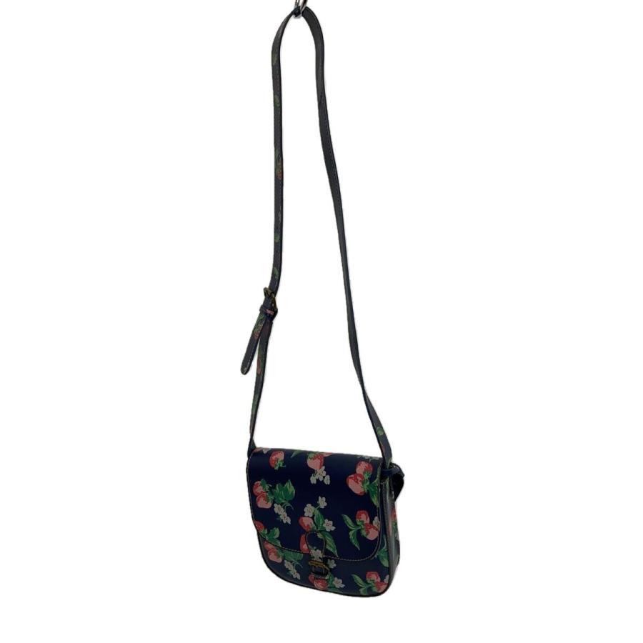 Cath Kidston◇ショルダーバッグ/レザー/NVY/総柄 : セカンド