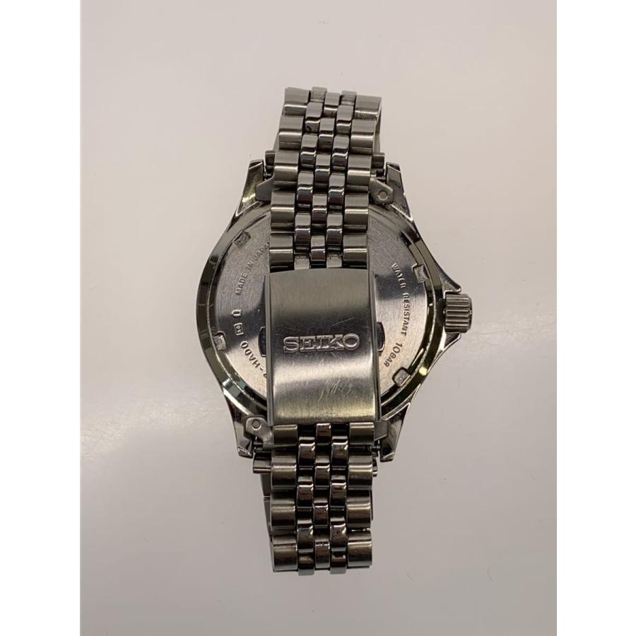 SEIKO◇ソーラー腕時計/アナログ/ステンレス/V157-HADO/ダイバー