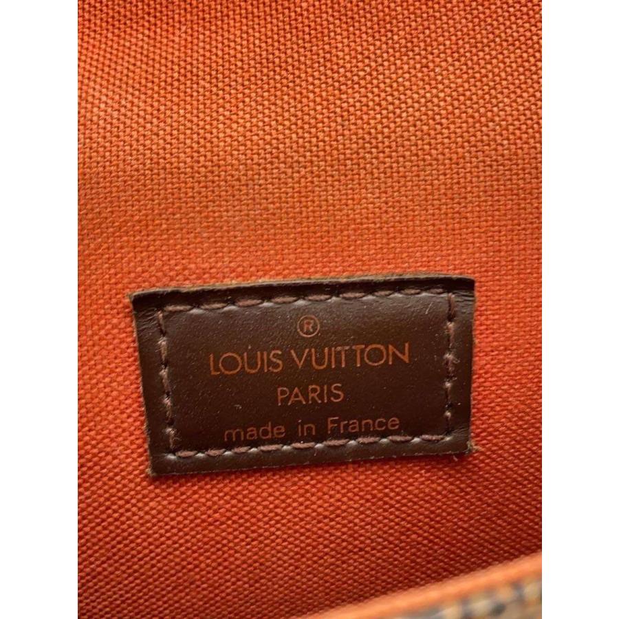 LOUIS VUITTON◇ポートベロー_ダミエ・エベヌ/PVC/BRW ルイヴィトンの 