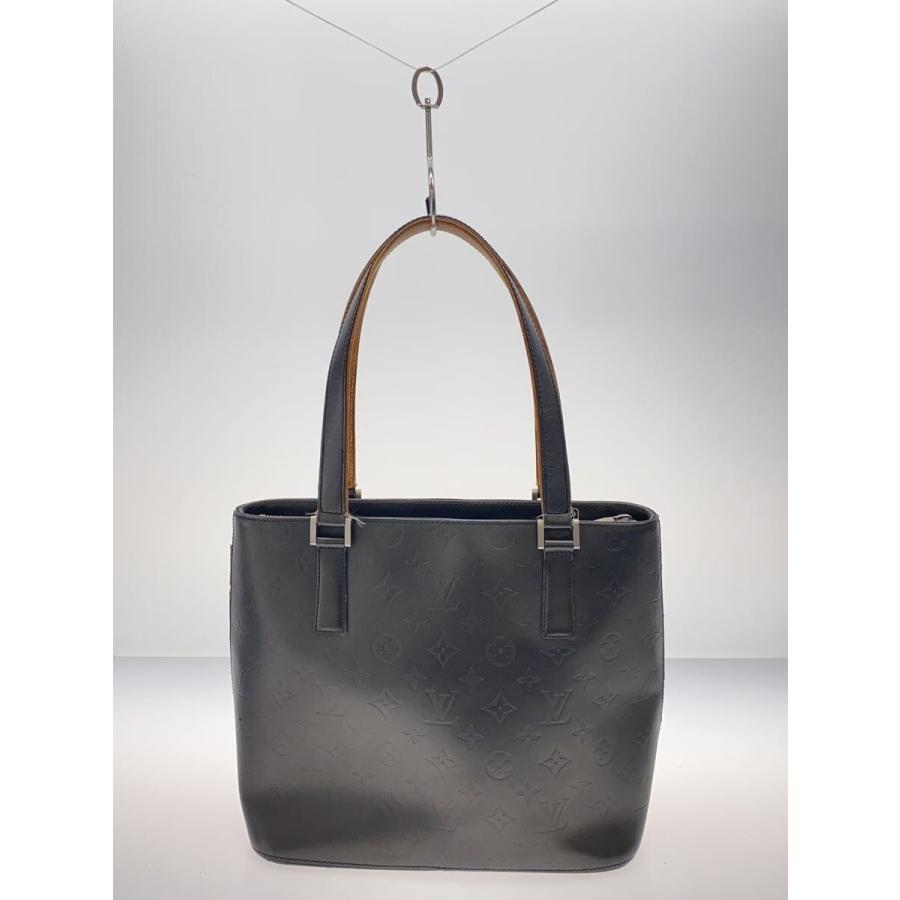 LOUIS VUITTON◆ストックトン_モノグラム・マット/レザー/BLK_2