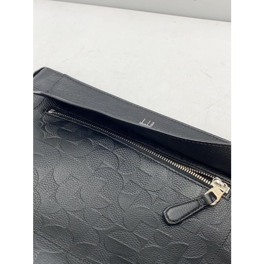 dunhill◆ベルグレイヴ/オプティカル/セカンドバッグ/レザー/BLK_6