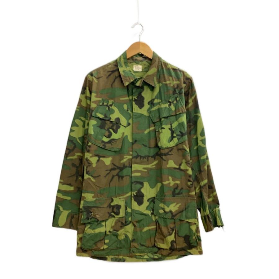 U.S. ARMY カモフラージュ ミリタリージャケット US.ARMY◇ミリタリージャケット/S/コットン/GRN/カモフラ/8415-945