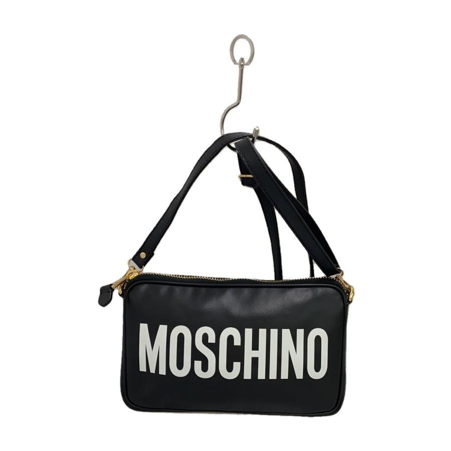 MOSCHINO◇ショルダーバッグ/レザー/BLK : セカンドストリート MOSCHINO◇ショルダーバッグ/レザー/BLK : セカンドストリート