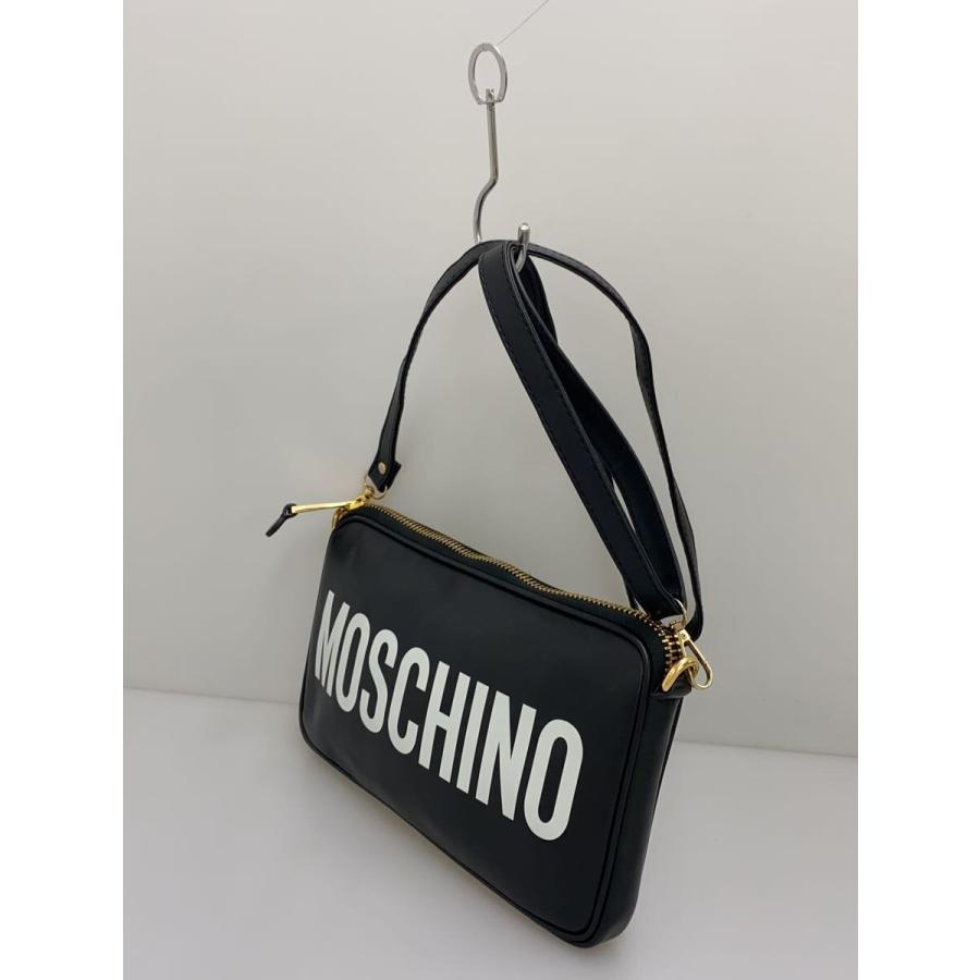 MOSCHINO◇ショルダーバッグ/レザー/BLK : セカンドストリート MOSCHINO◇ショルダーバッグ/レザー/BLK : セカンドストリート