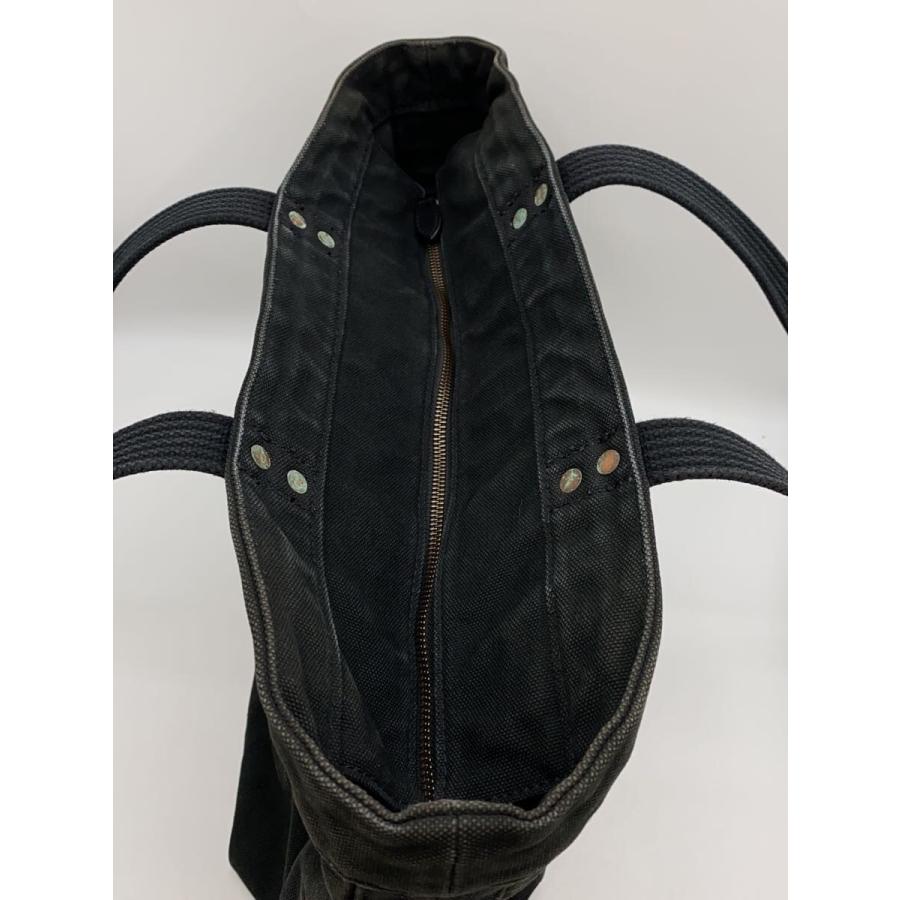 POLO RALPH LAUREN◇トートバッグ/コットン/BLK/無地 : セカンド