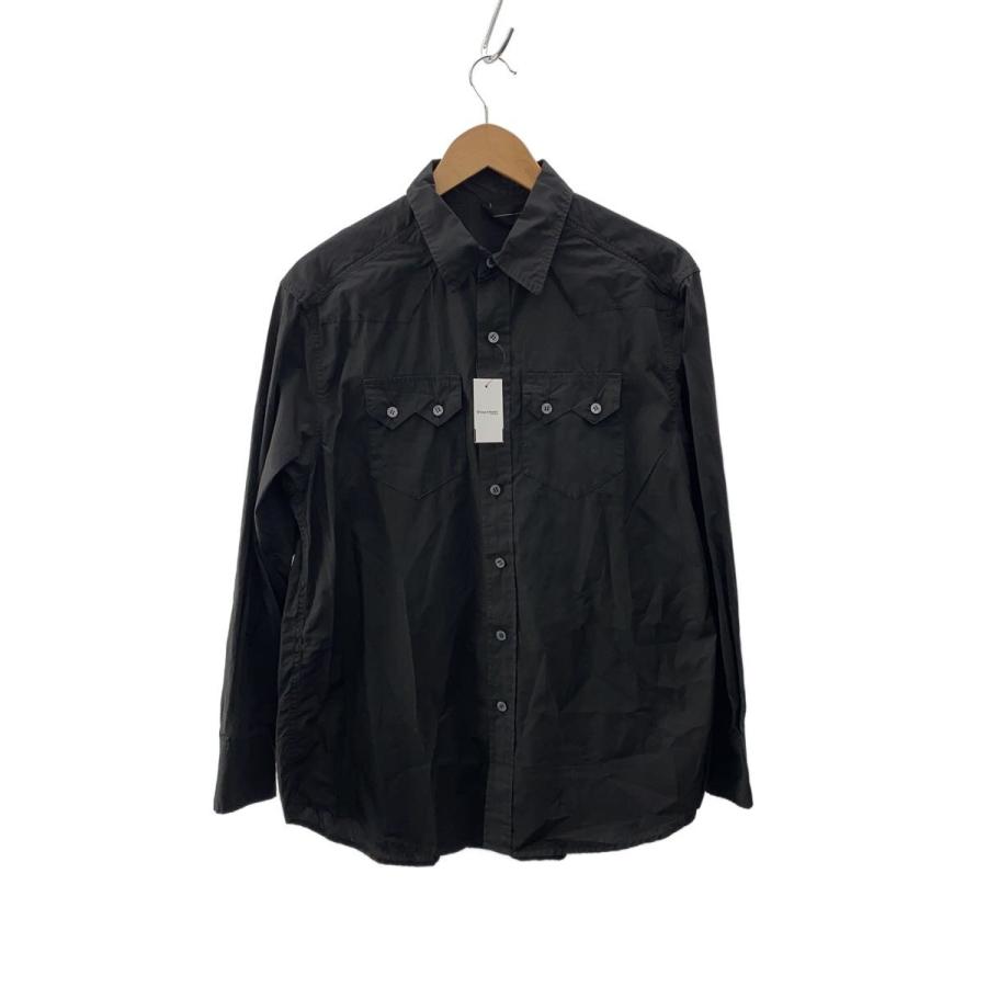 MASNOU DESIGN◆長袖シャツ/2/コットン/BLK/130 A-100