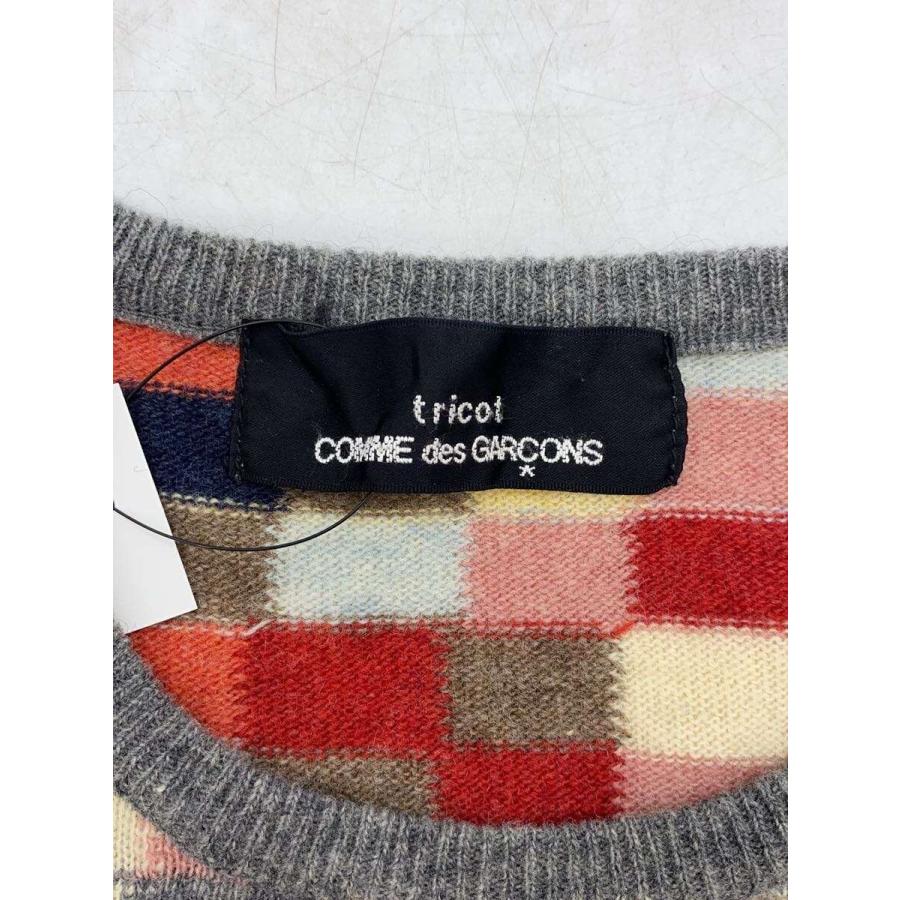 tricot COMME des GARCONS◆ニット・セーター(薄手)/--/ウール/マルチカラー/総柄/TN-040080_2