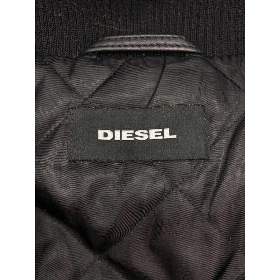 DIESEL スタジャン ブラック DIESEL◇スタジャン/XL/ナイロン/BLK/L-KHARKOV GIACCA// : セカンド