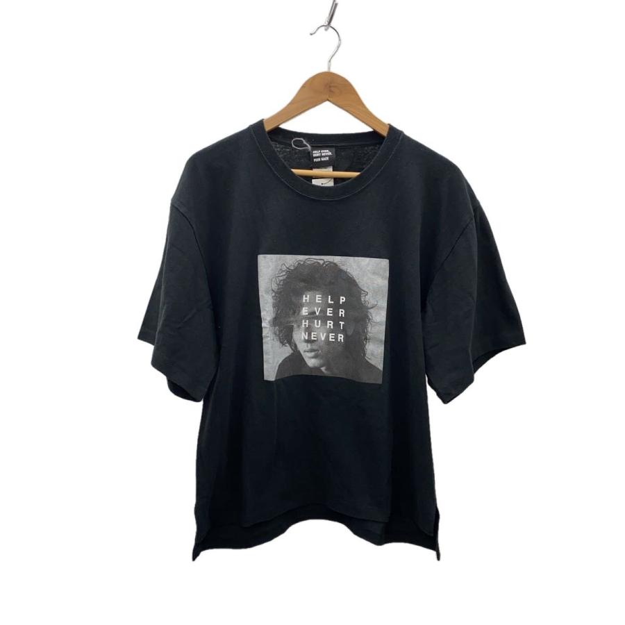 藤井風さん HELP EVER HURT NEVER ブラックTシャツ Mサイズ 藤井風 HELP EVER HURT NEVER/Tシャツ/M/コットン/BLK// : セカンド