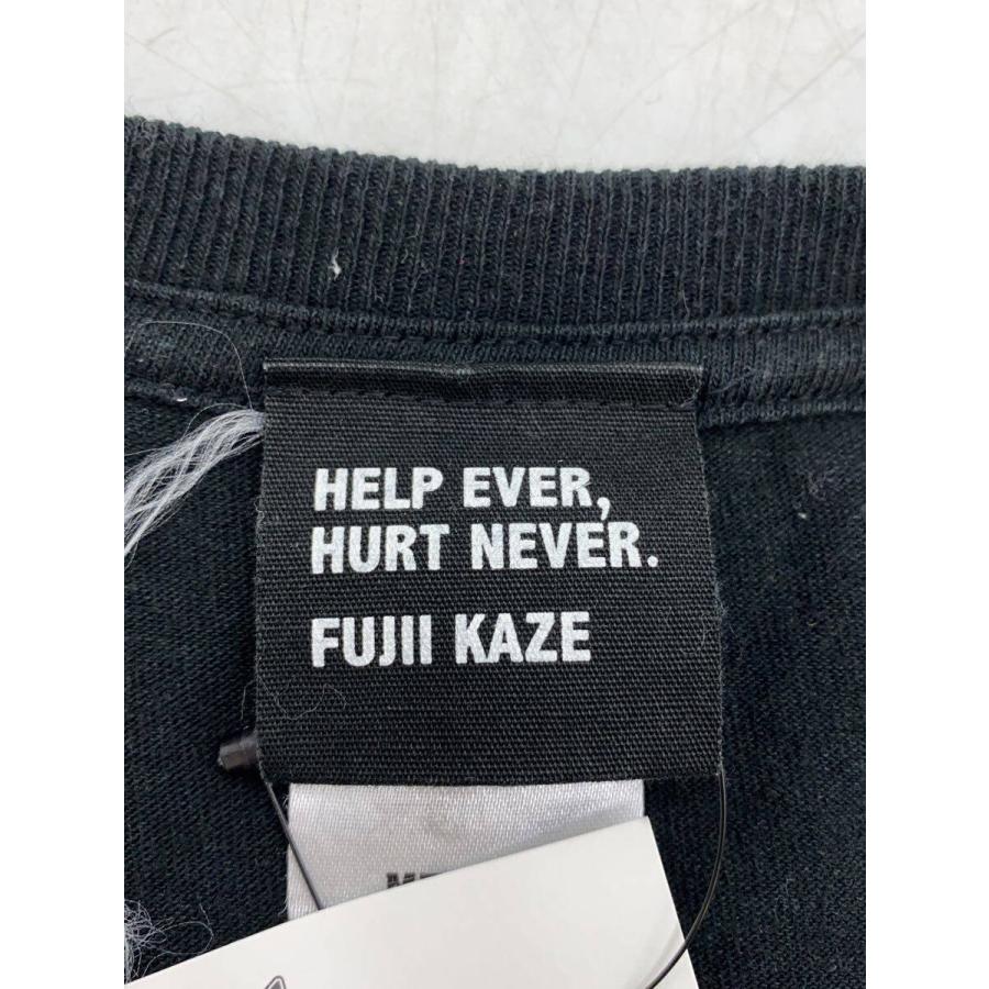 藤井風 HELP EVER HURT NEVER/Tシャツ/M/コットン/BLK// : セカンド