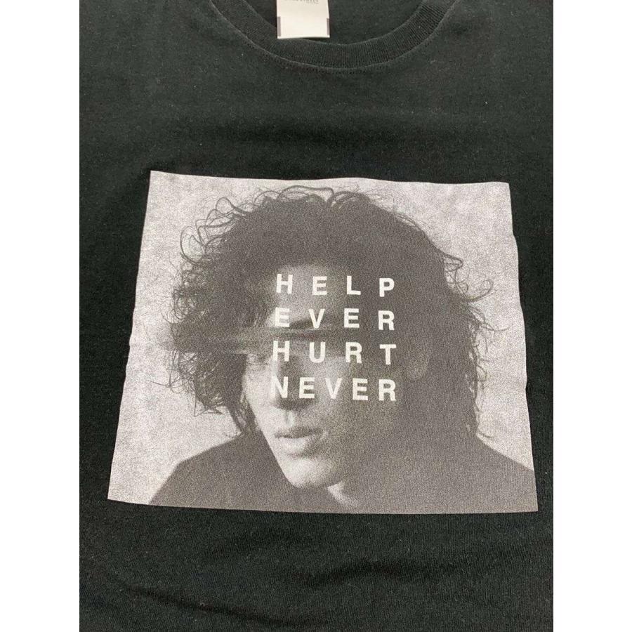 藤井風さん HELP EVER HURT NEVER ブラックTシャツ Mサイズ 藤井風 HELP EVER HURT NEVER/Tシャツ/M/コットン/BLK// : セカンド
