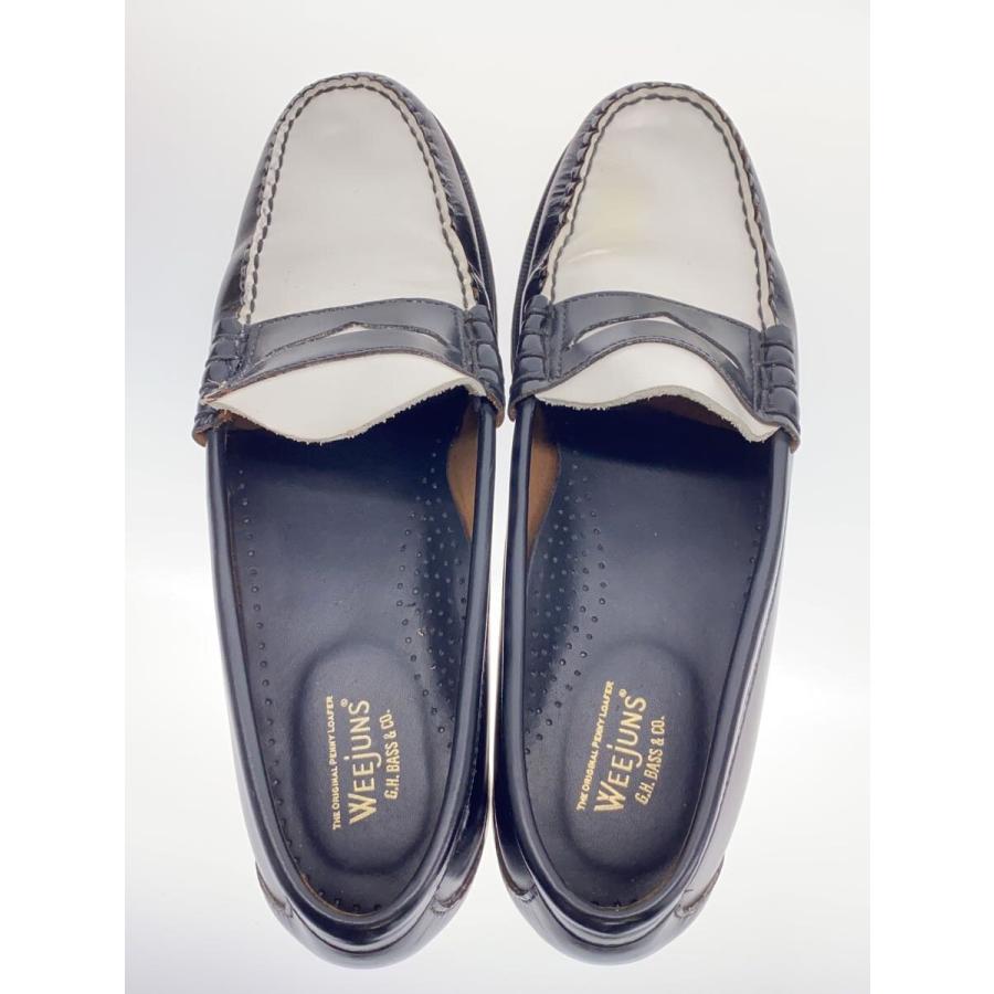 G.H.Bass&Co.◇WEEJUNS/ローファー/US9.5/WHT/レザー : セカンド