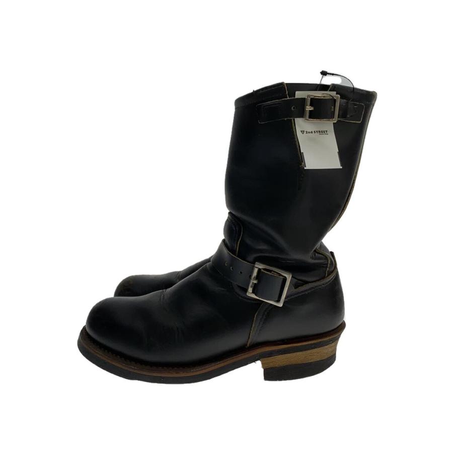 RED WING◇エンジニアブーツ/US7/BLK/レザー/2268 : セカンド