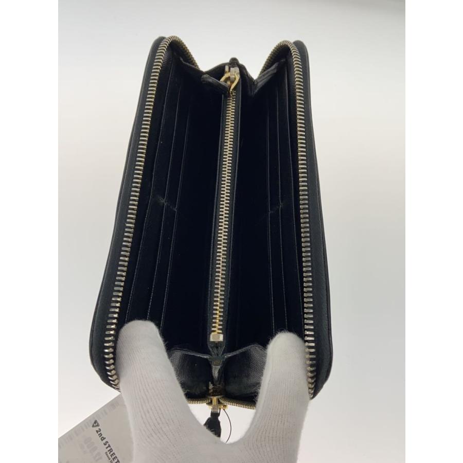PRADA◇長財布/レザー/BLK/無地/レディース : セカンドストリートYahoo